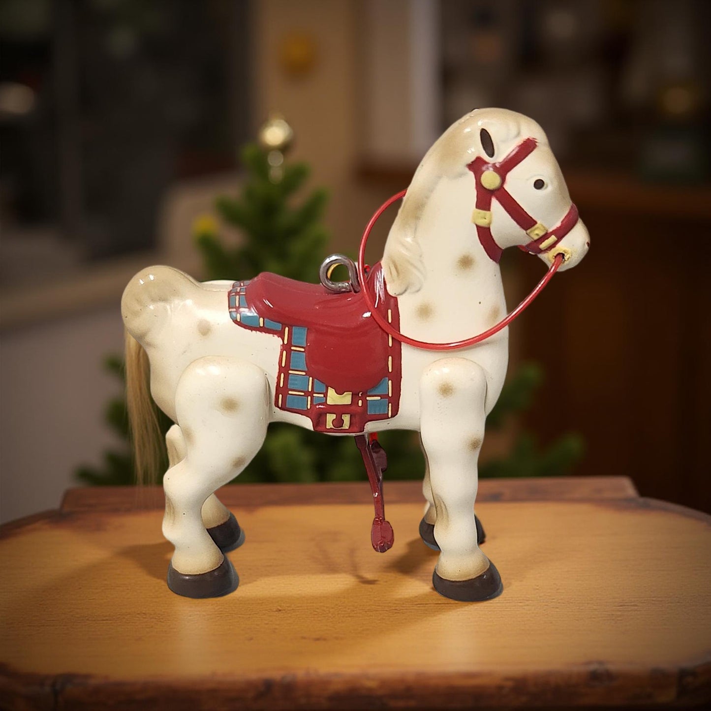 Rare 1939 Mobi Horse Hallmark Ornament - Holiday Tree Decoration