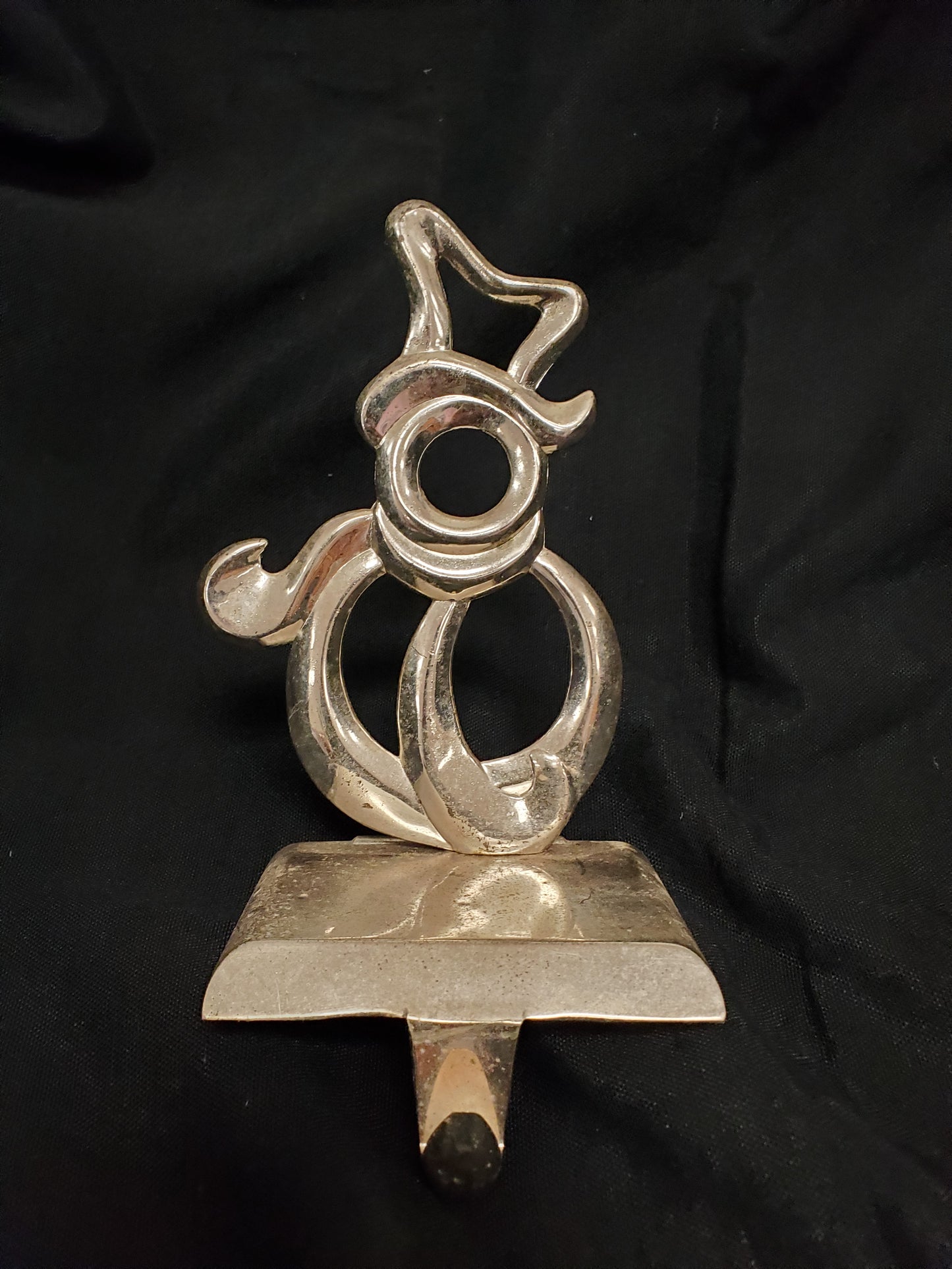 Silver Metal Reindeer & Snowman