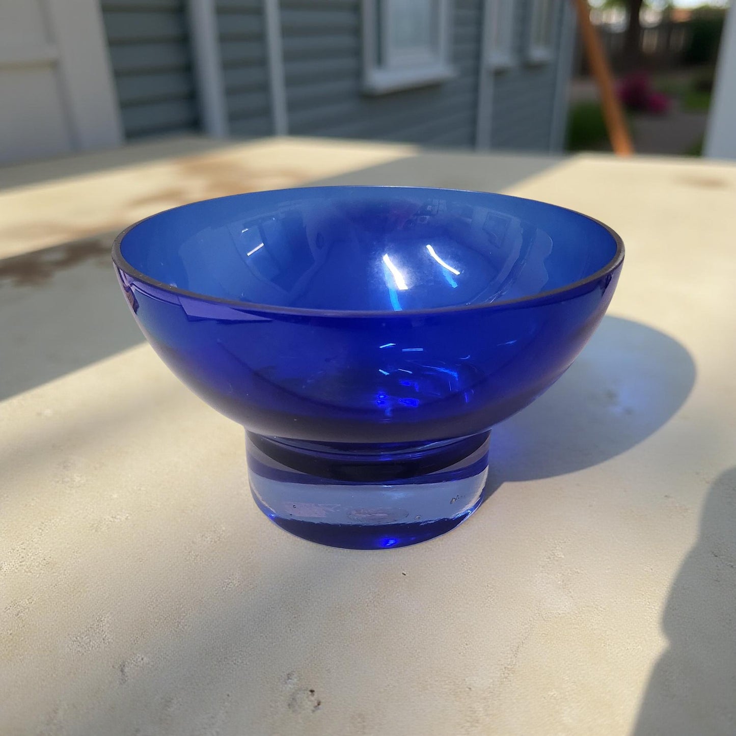 Collectible LG Wright Cobalt Blue Hen Dish or Cobalt Blue Bowl