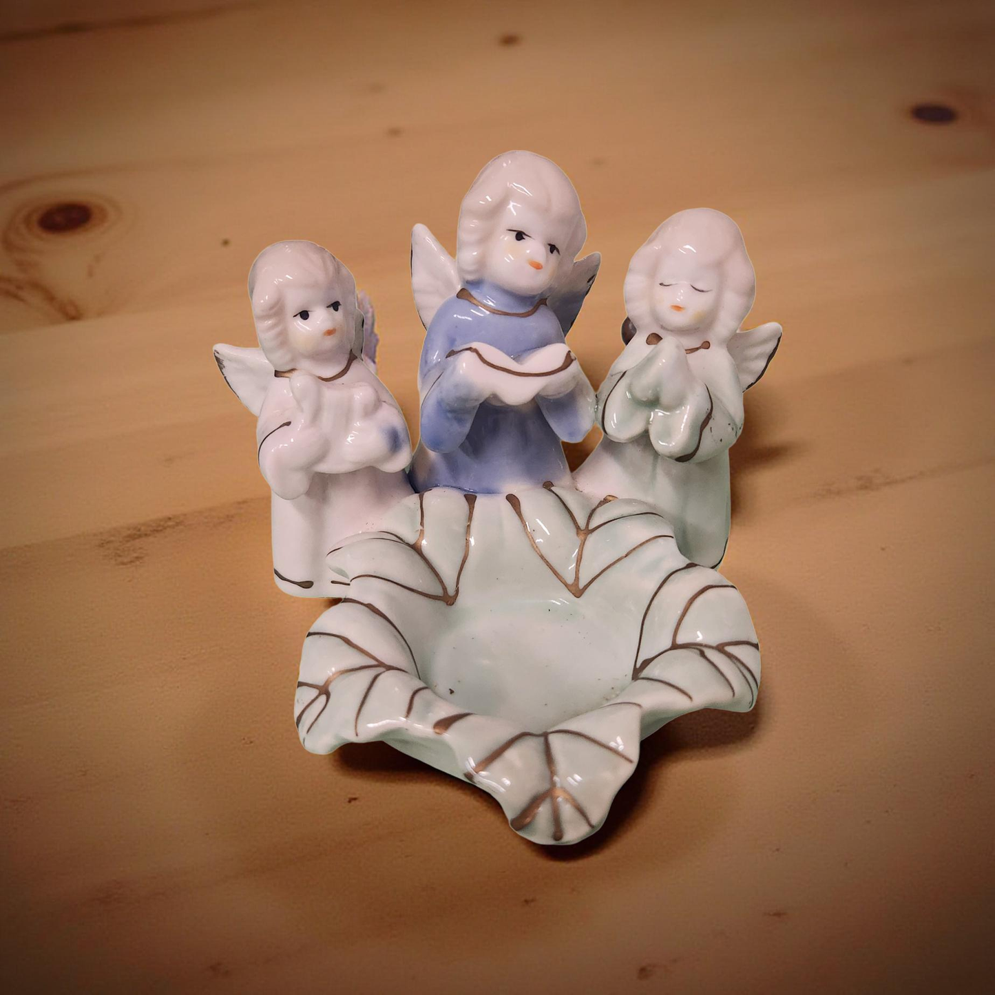 ✨ Ceramic Angel Tea Light Candle Holder