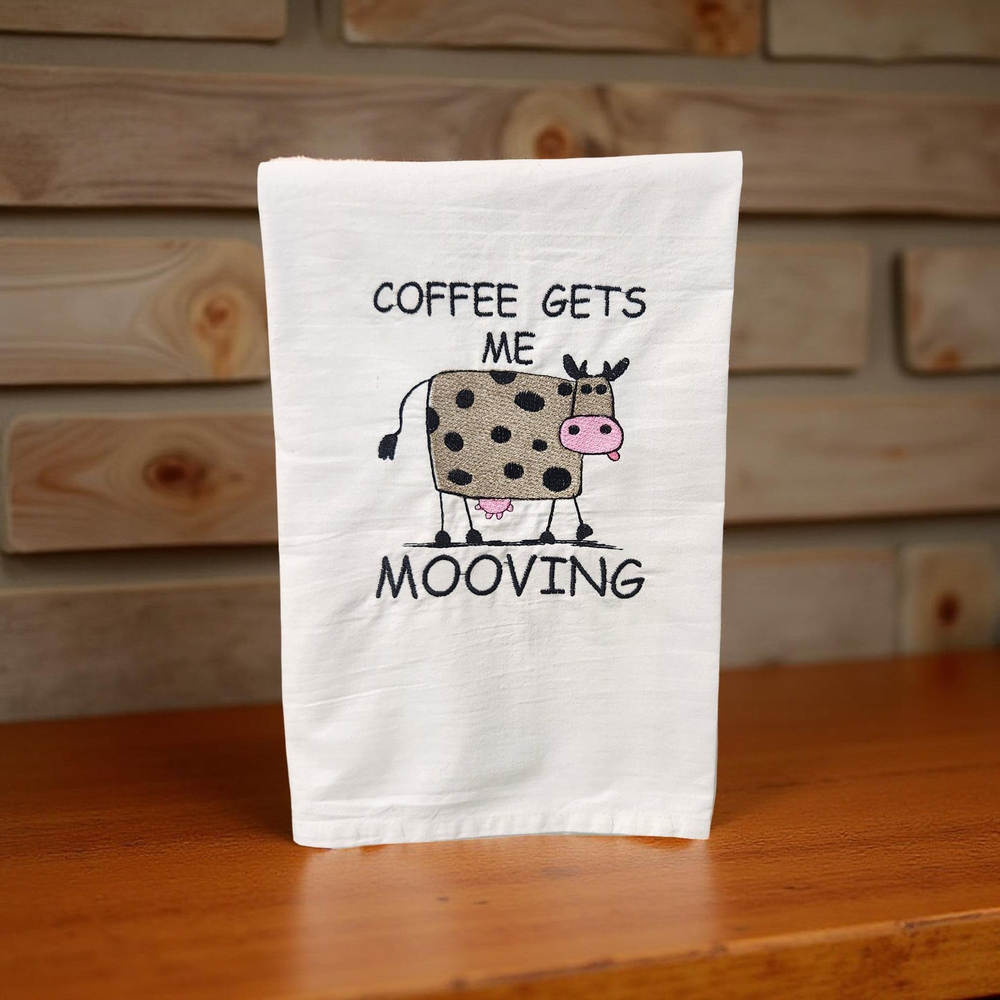 Hand-Crafted Embroidered Hand Towels – Camping, Coffee, Music & More