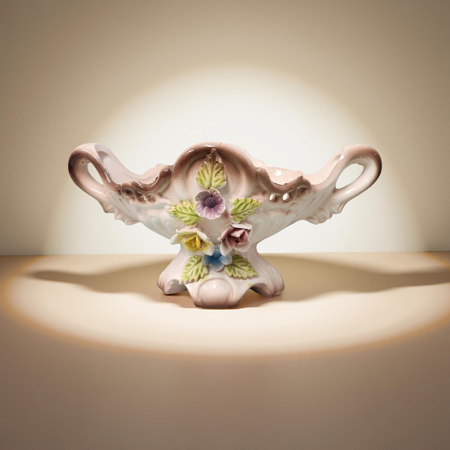 Capo Di Monte Porcelain Vases