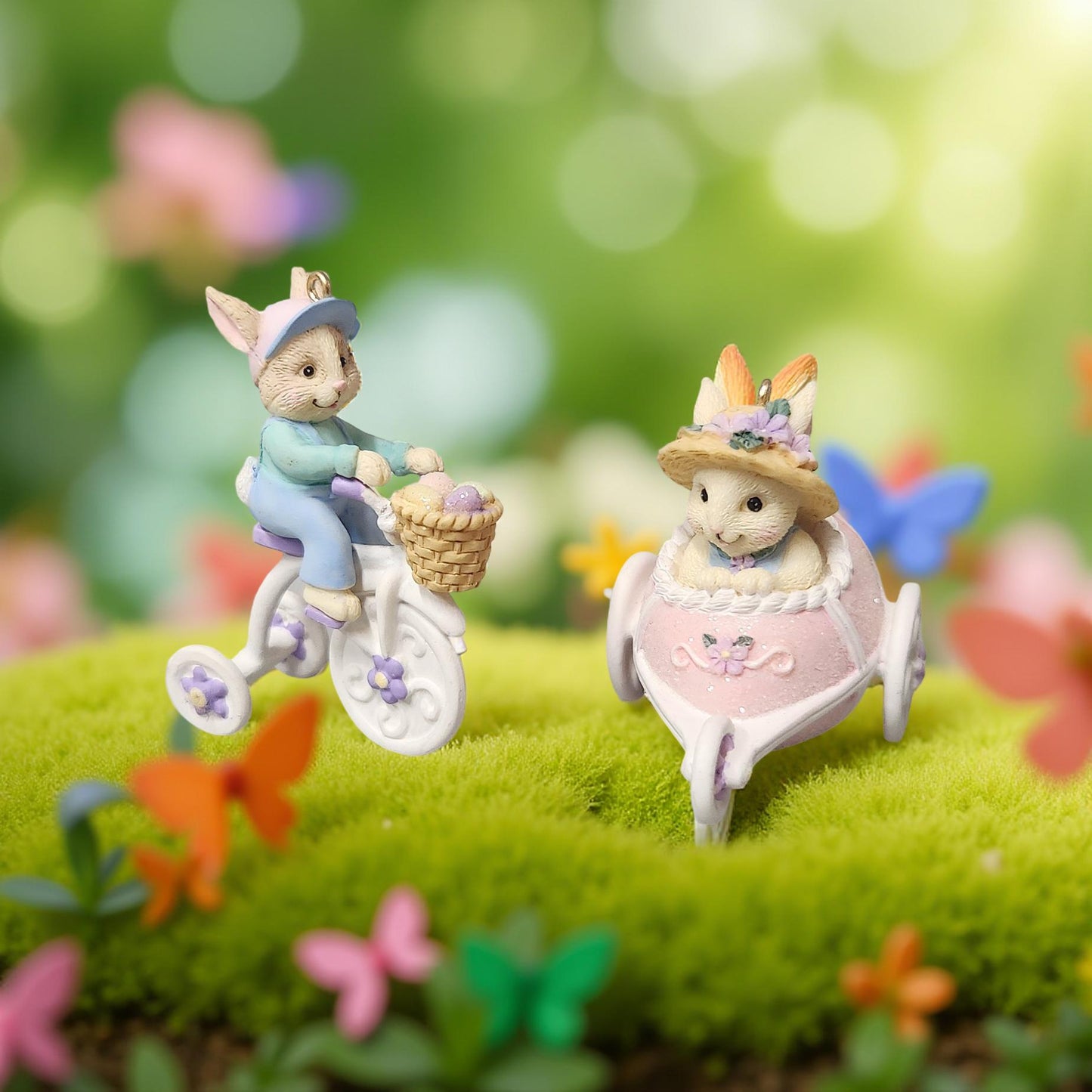 Retro Easter Decor - Hallmark Series Ornaments