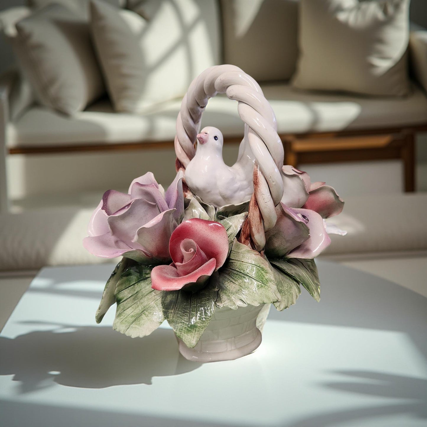 Capo Di Monte Porcelain Vases