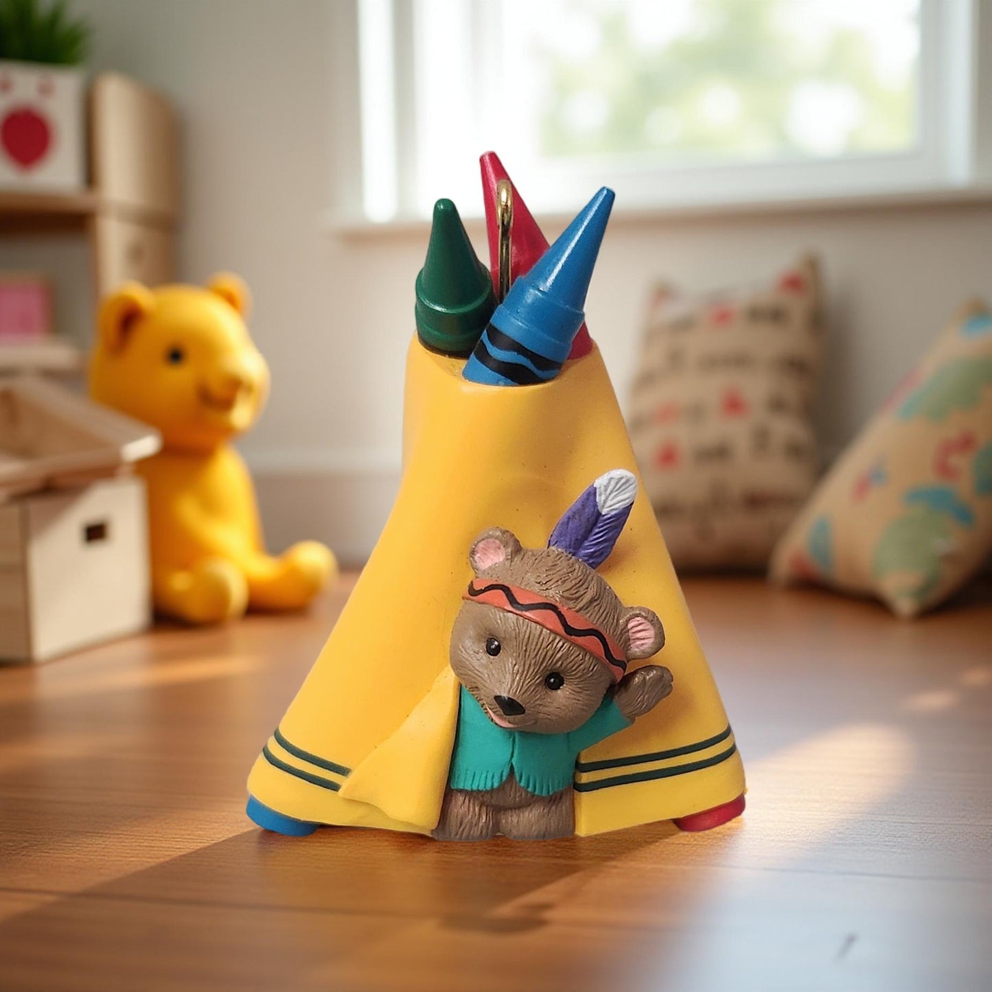 Bright Sunny Tepee Ornament - Crayola Bright Hallmark Collection