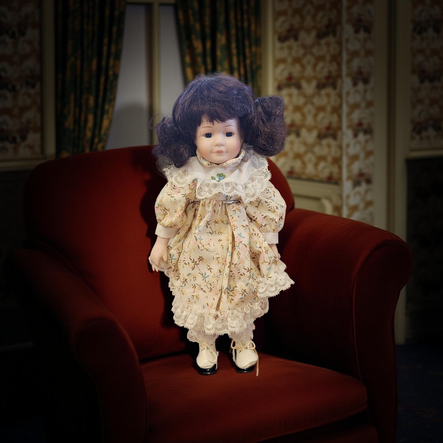 1980's Vintage "Vicky" Porcelain Doll