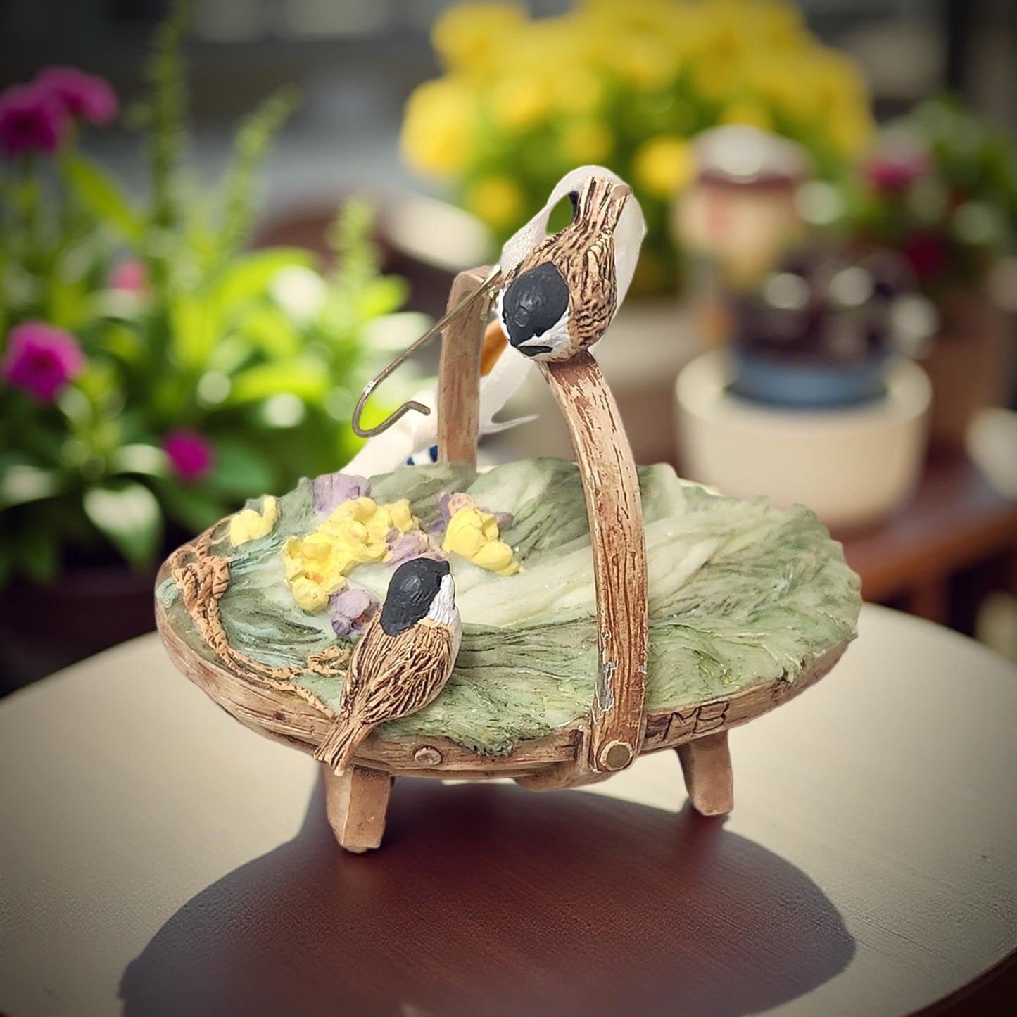 2004 Chatty Chickadees Ornament - Vintage Marjolein Bastin's Easter Hallmark Collection