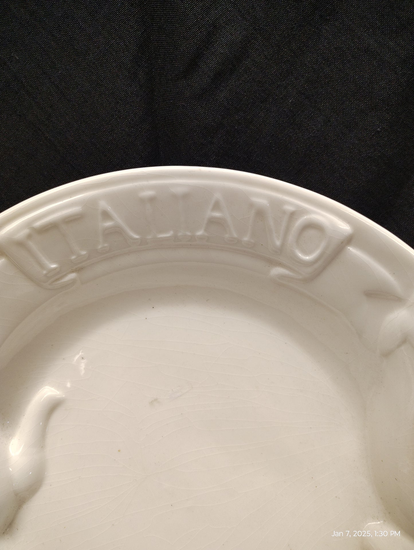 Italiano White Serving Platter