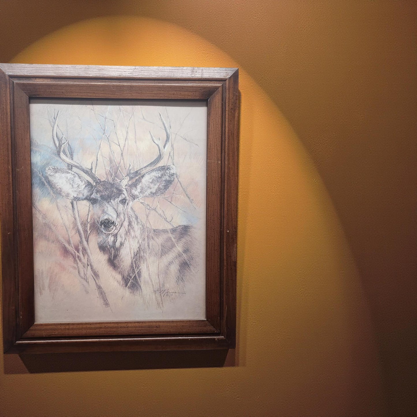 Artistic Elegance: The Silent Buck Print