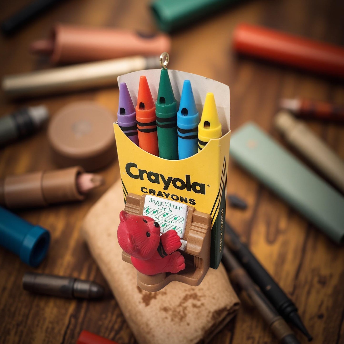 Vibrant Carols Ornament - Crayola Bright Hallmark Collection