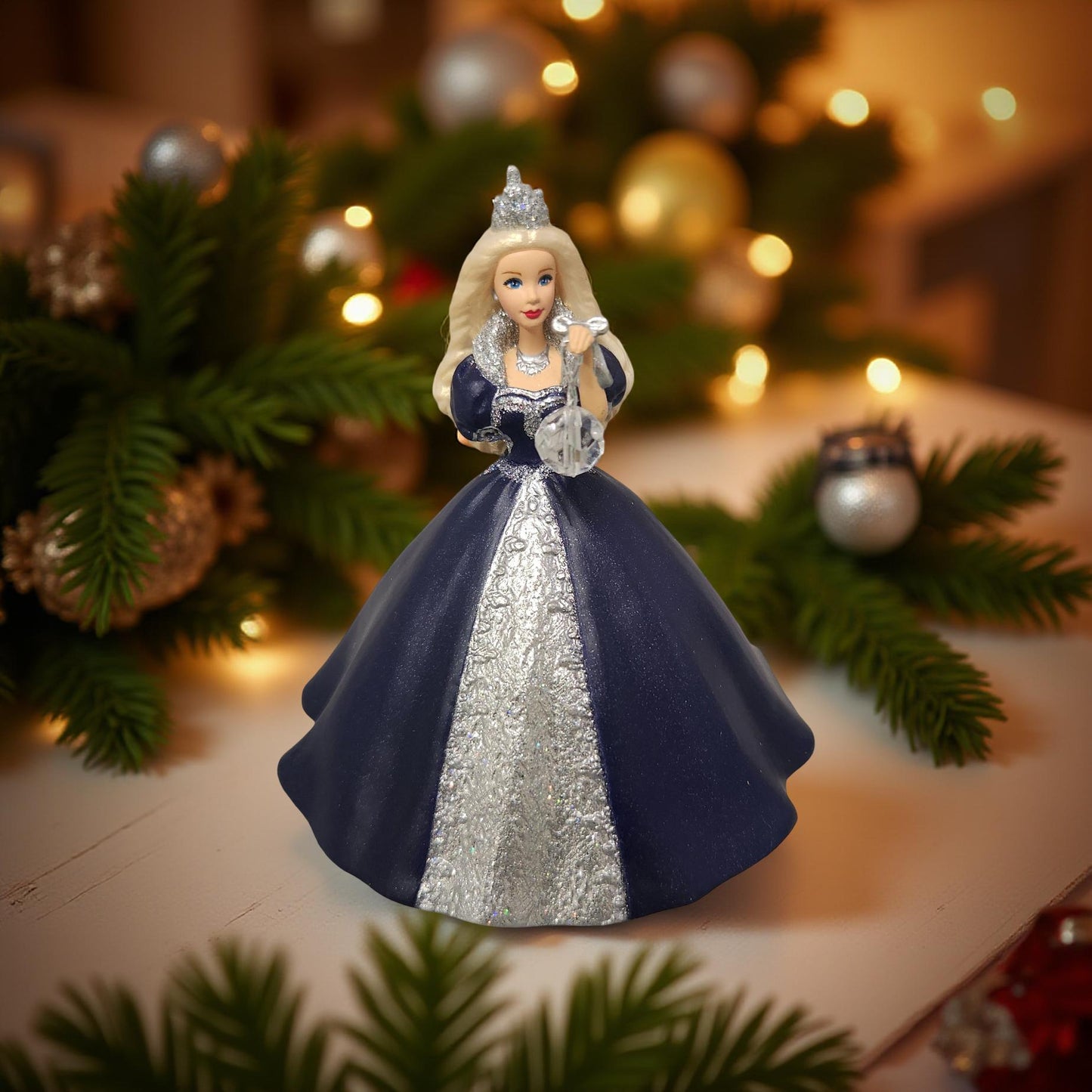1999 Collectible Barbie Holiday Ornaments - Retro Vintage Hallmark Collection