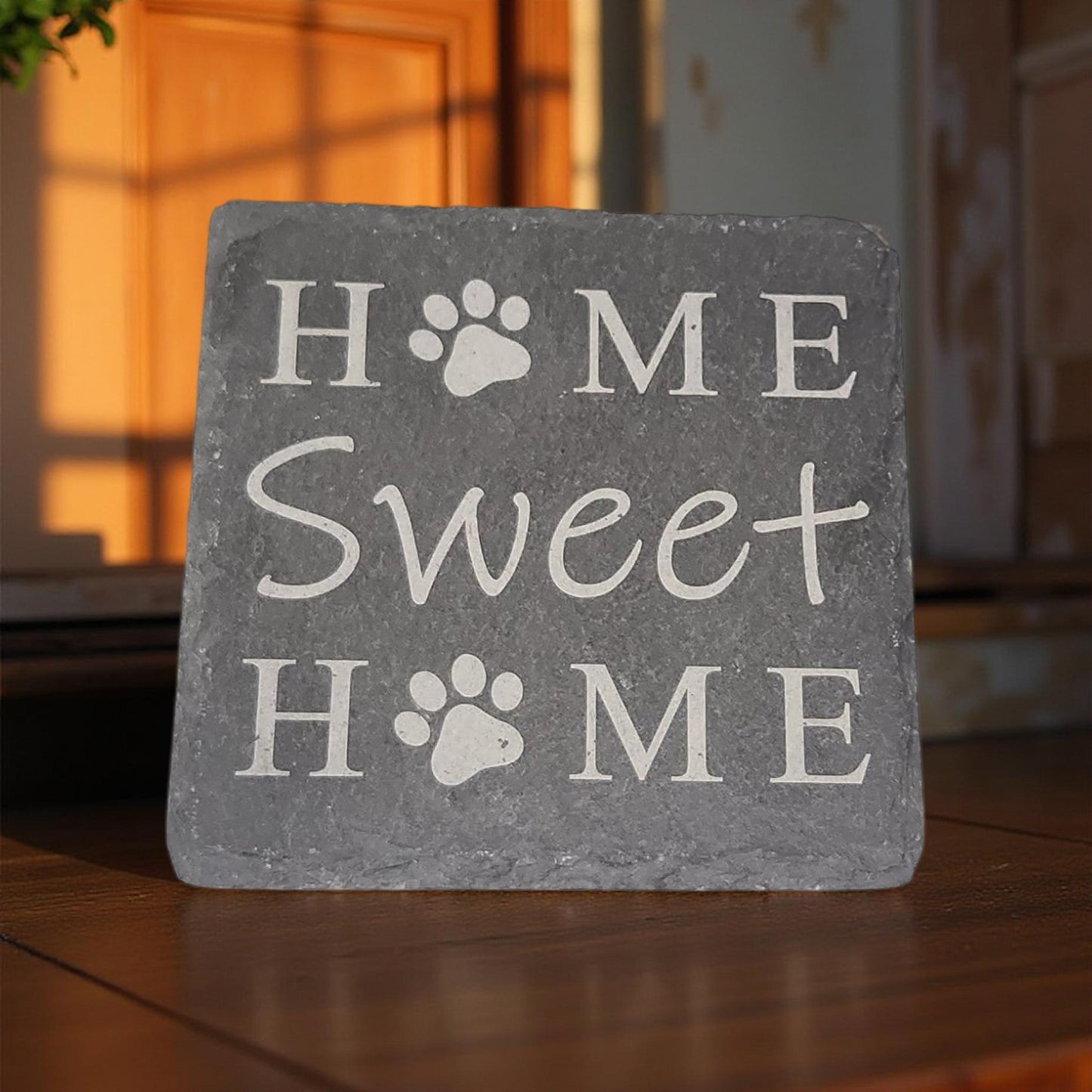 Rustic Slate Coasters for Dog Owners