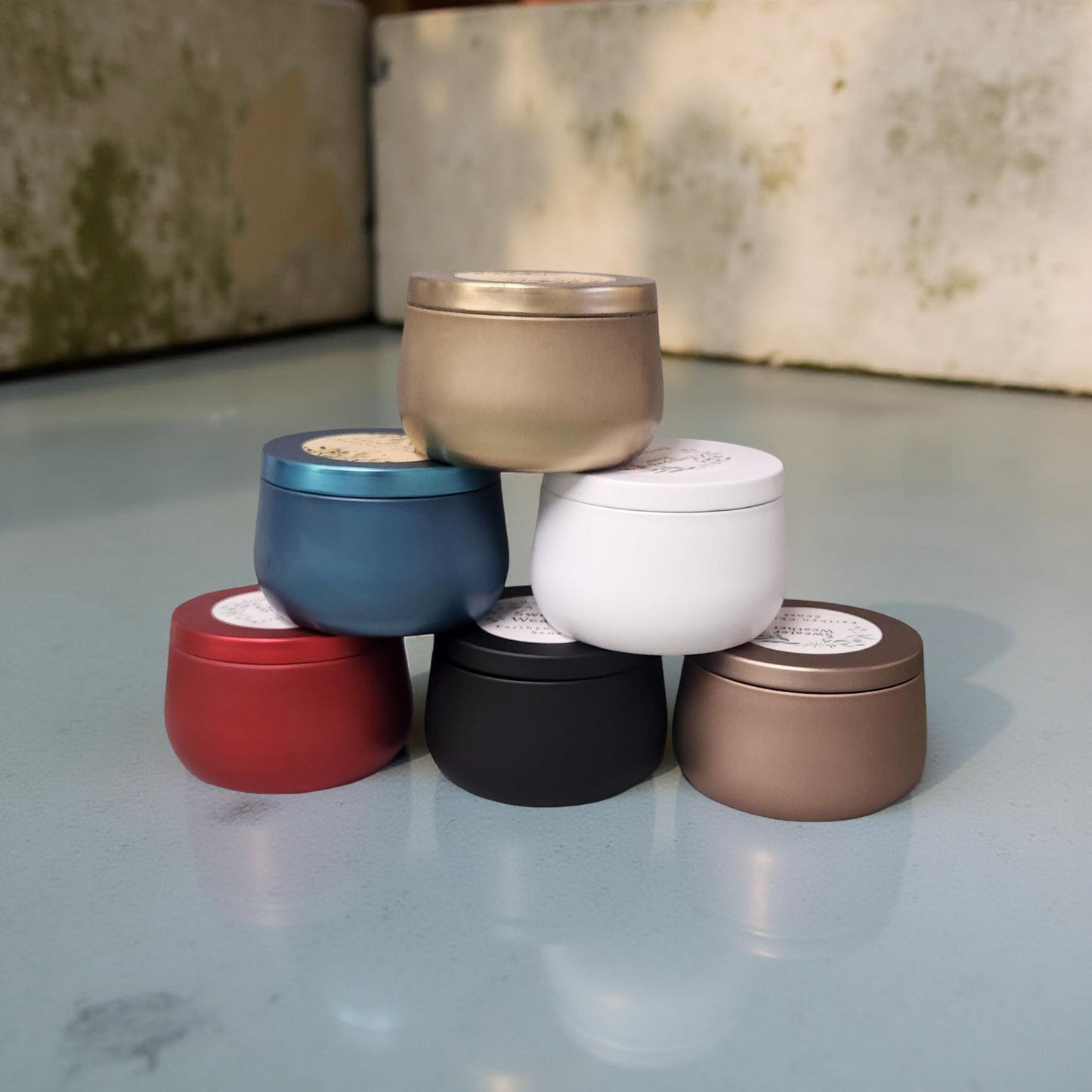 Wooden Wick Soy Candles by Earthen Charms