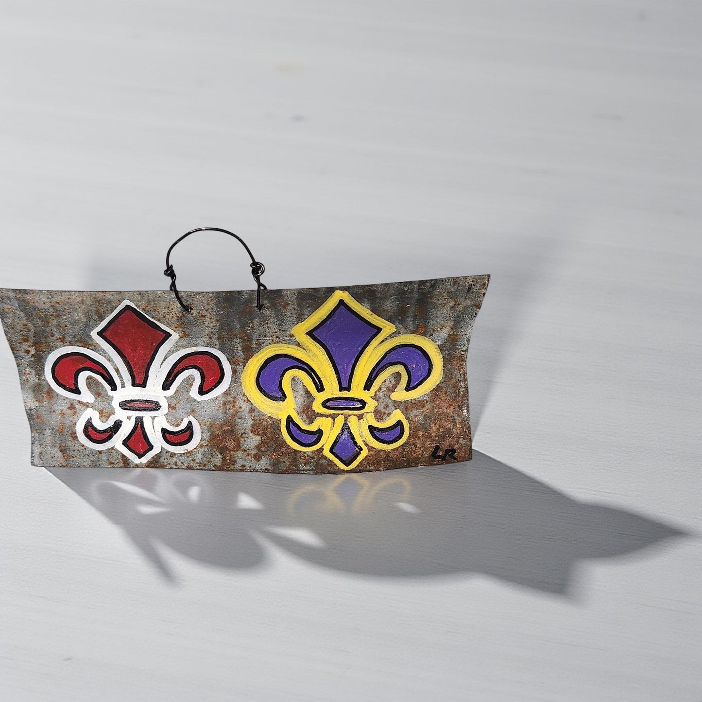 LSU and UL Football Tins