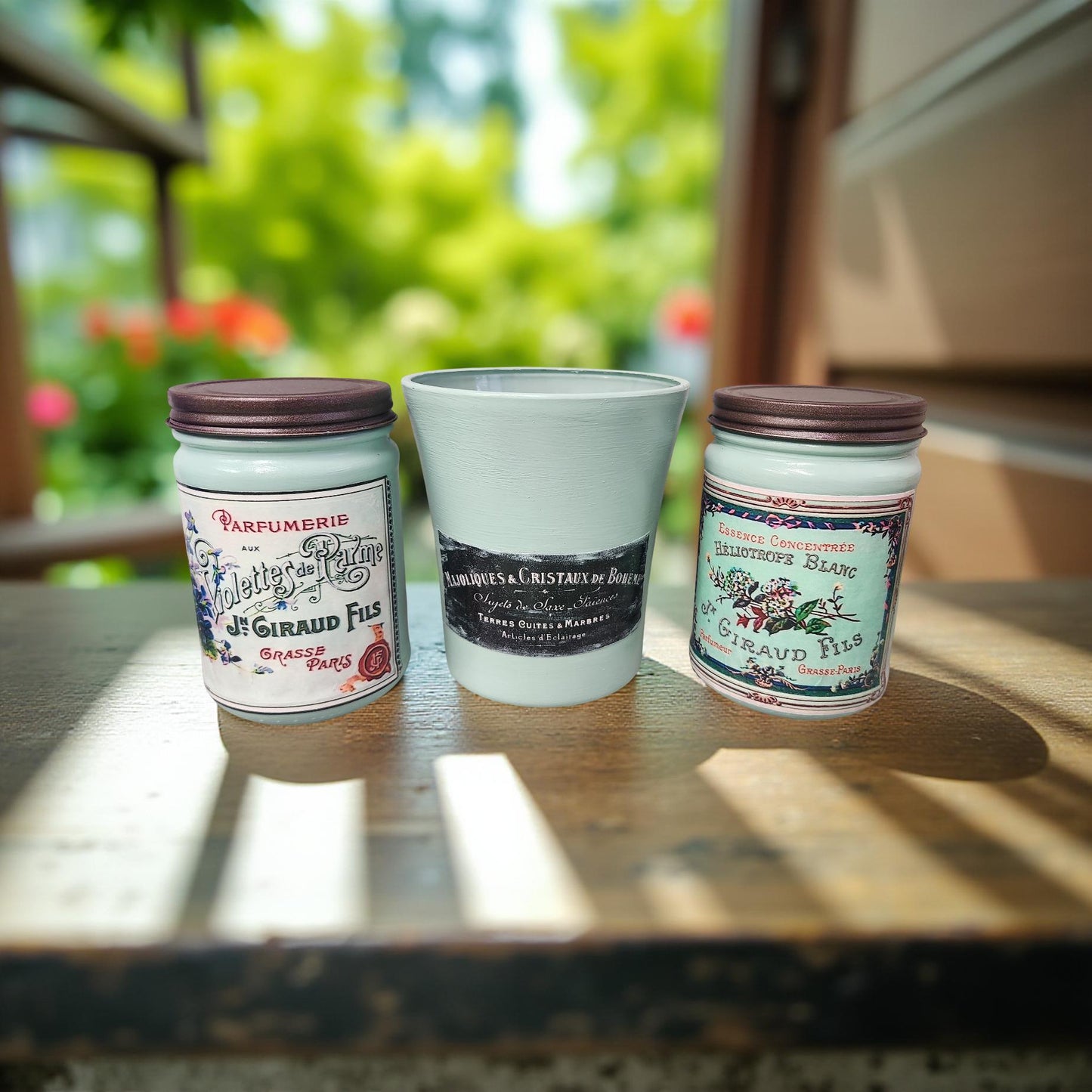 Rustic Kitchen Display (set of 3) Vintage Inspired Table Decor