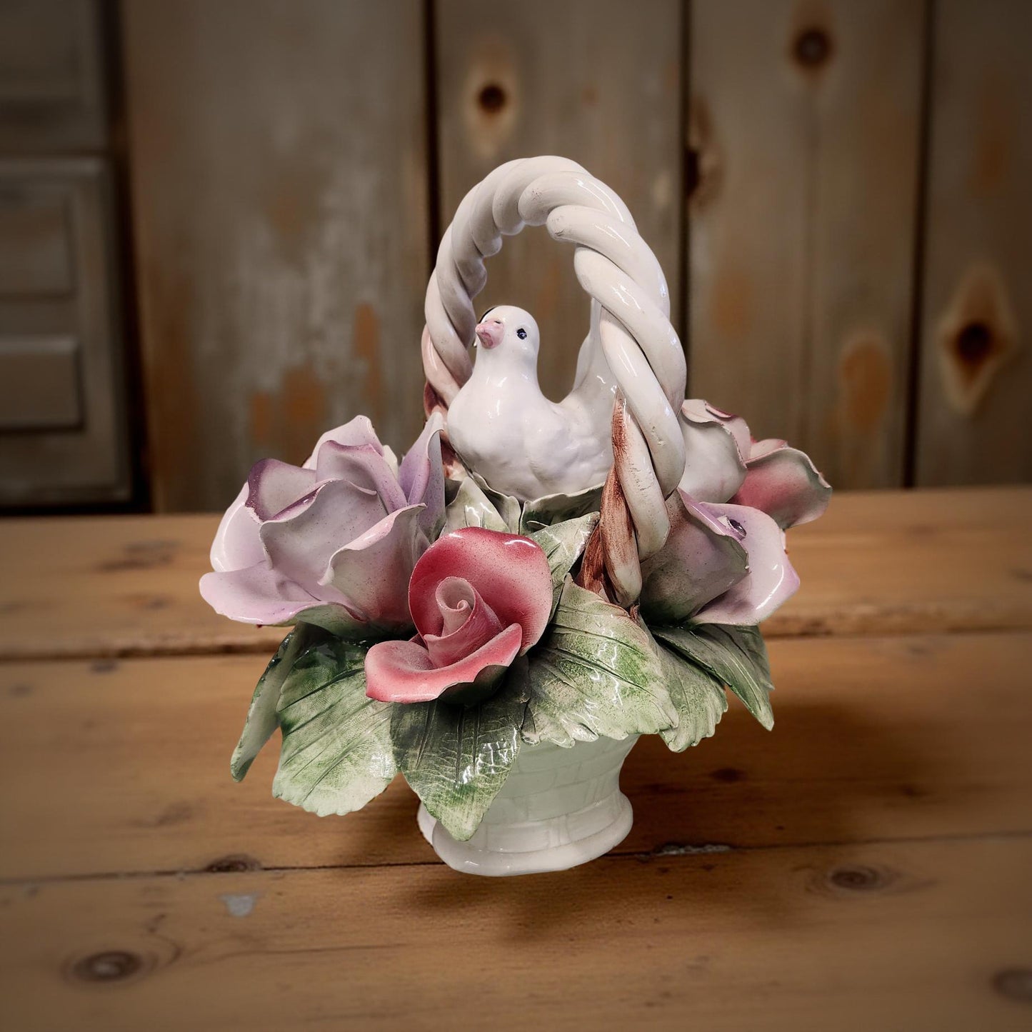 Capo Di Monte Porcelain Vases