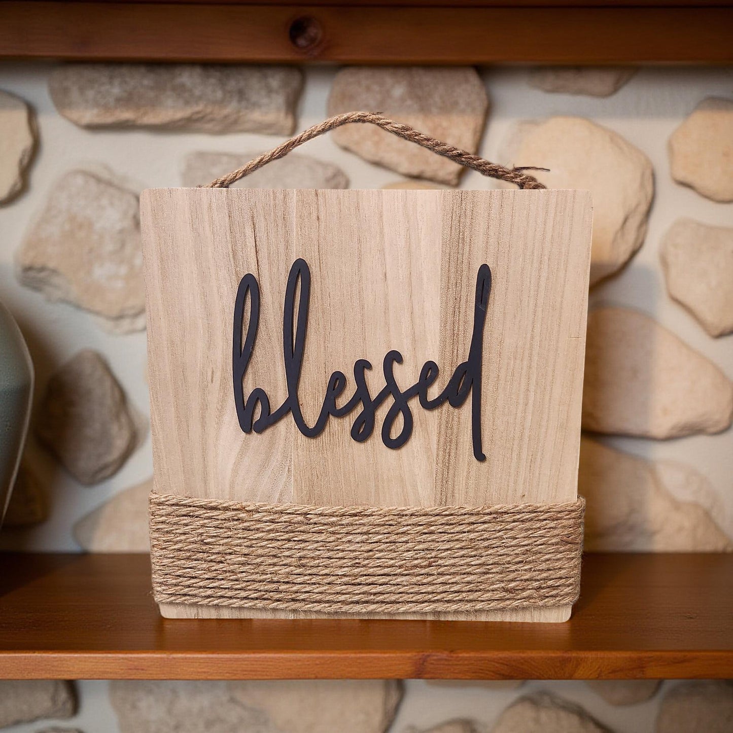 “Blessed” & “Family” Plaques by Heather Theall