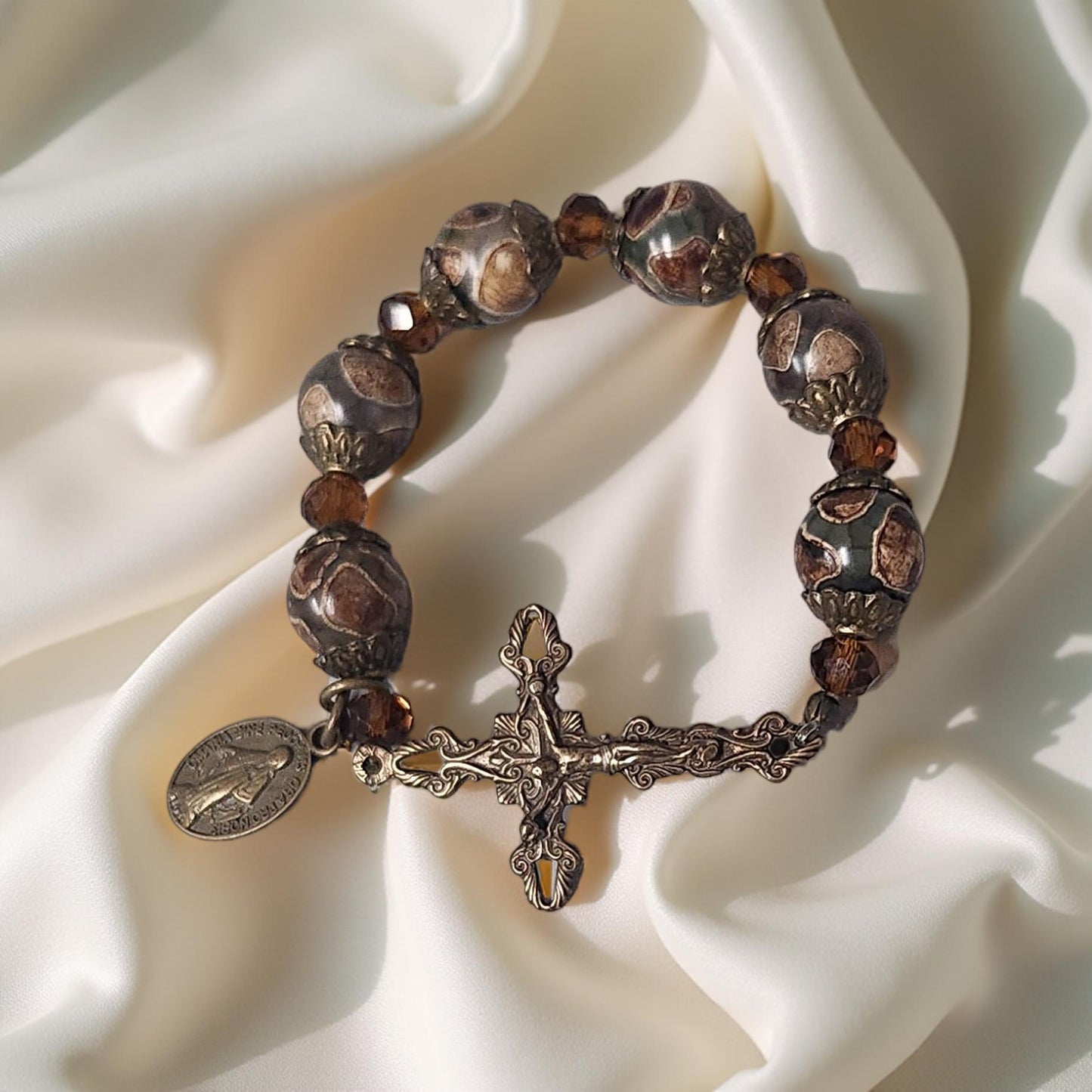Boho Tibetan Style Bracelet - Handcrafted Religious Jewelry