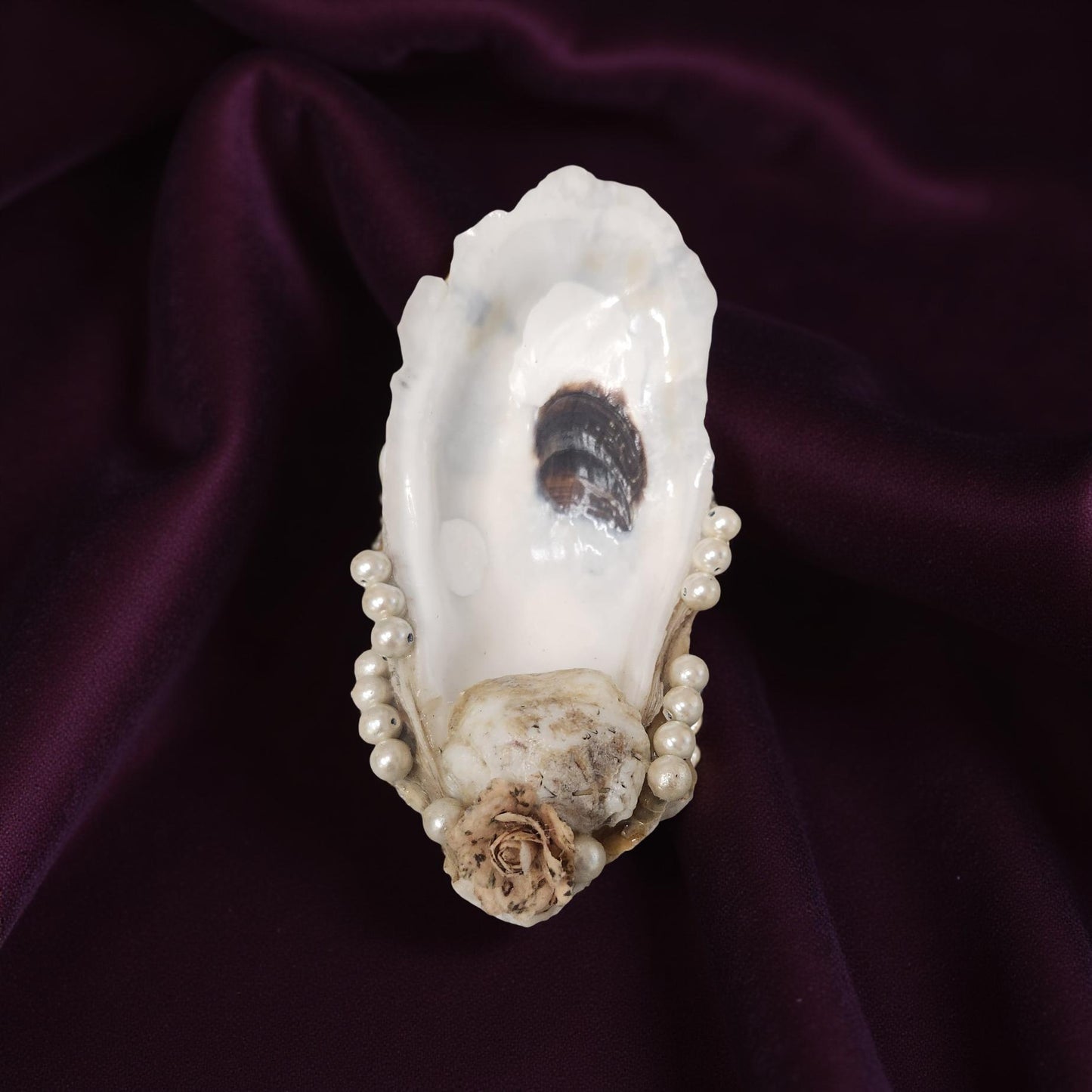 Decorative Louisiana Oyster Shell Art - Hand-crafted