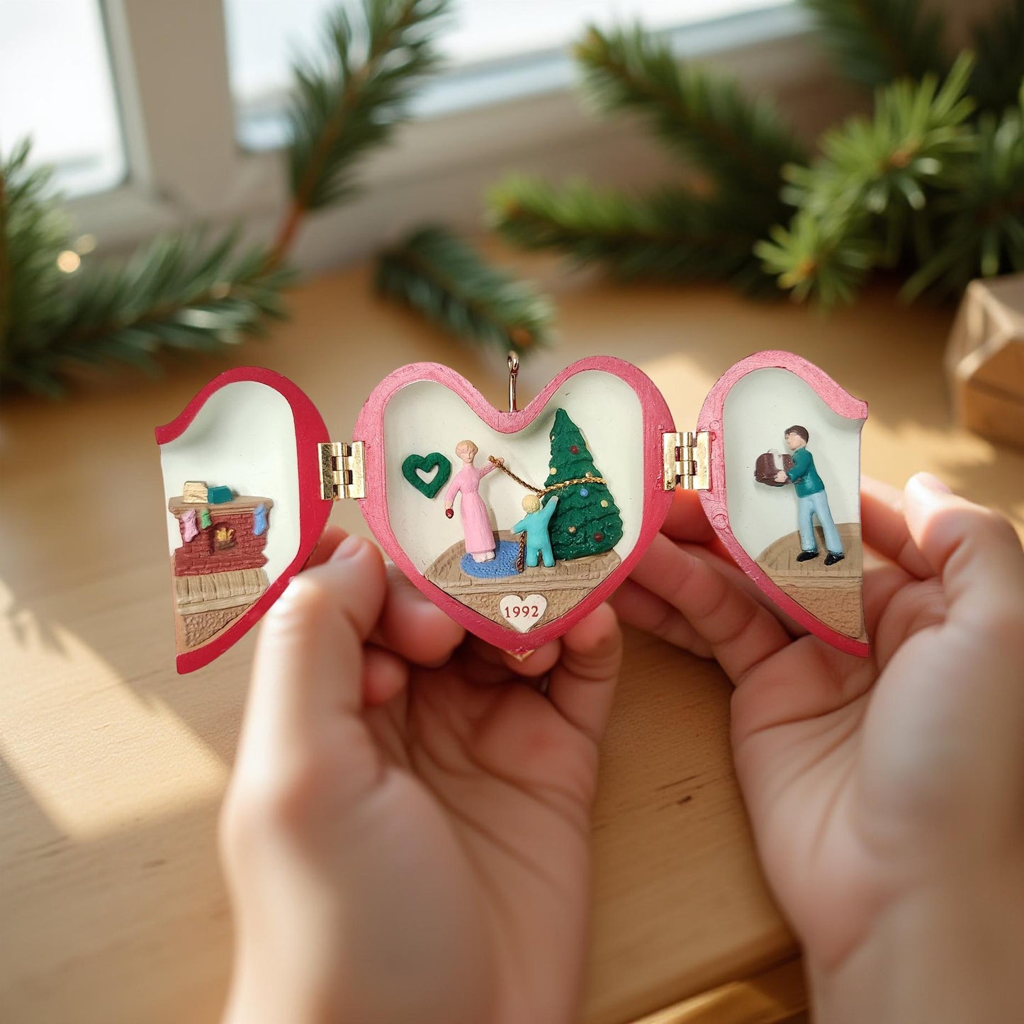 Vintage Heart of Christmas Hallmark Ornaments Collection