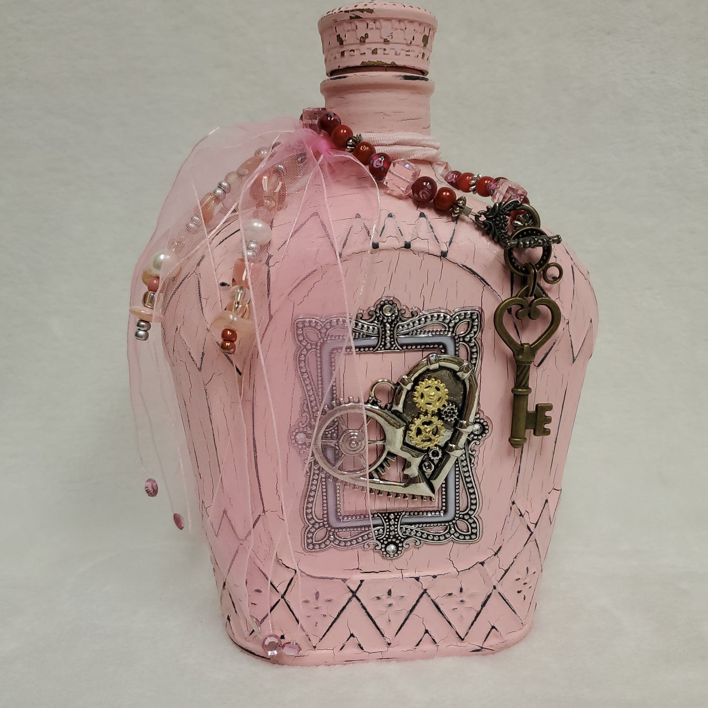 Pink Crown Royal Bottle