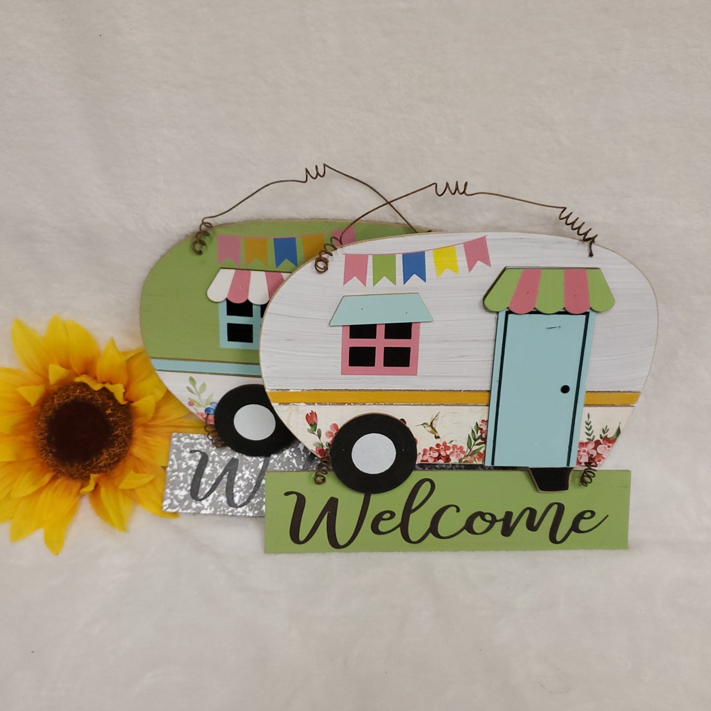 Welcome Camper Sign