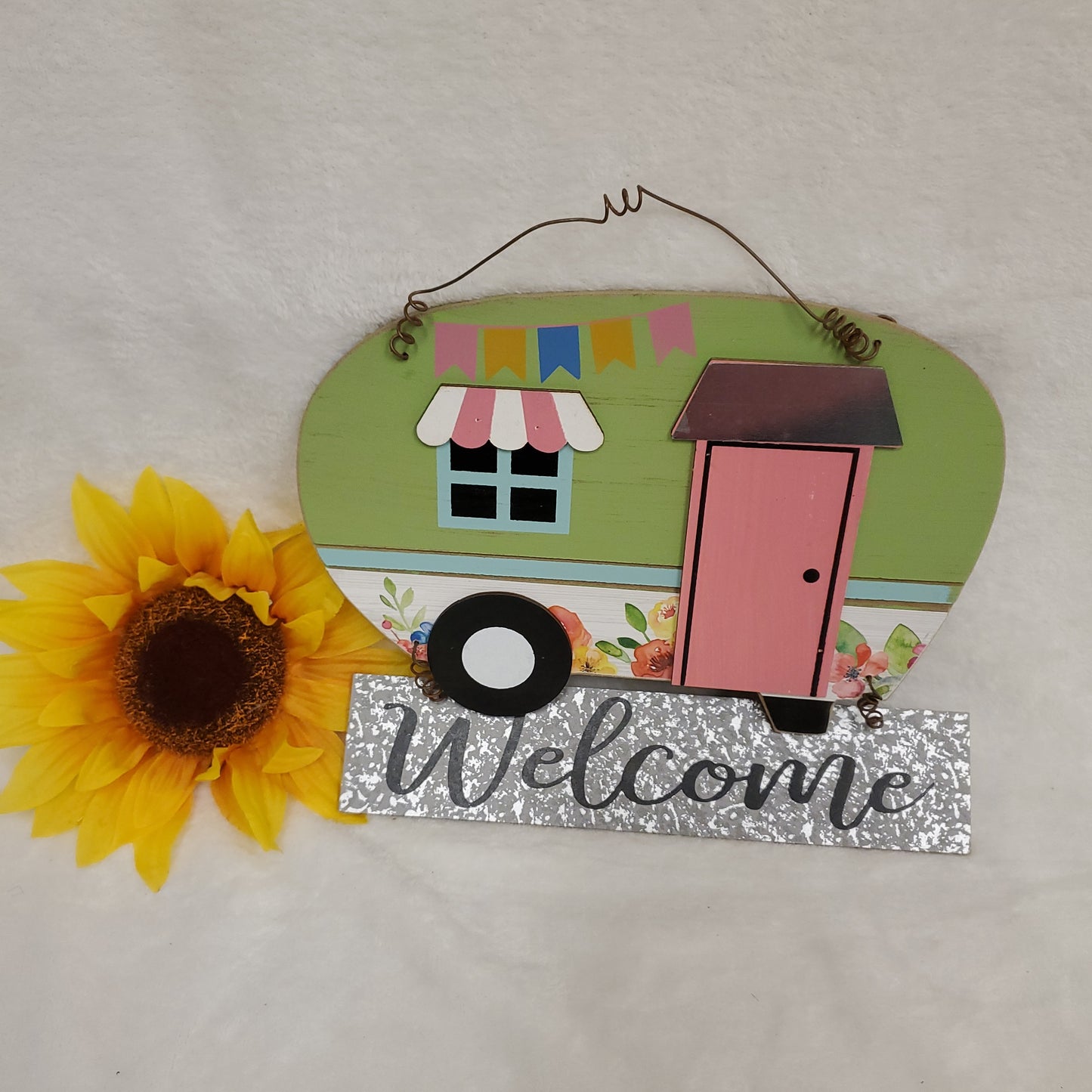 Welcome Camper Sign