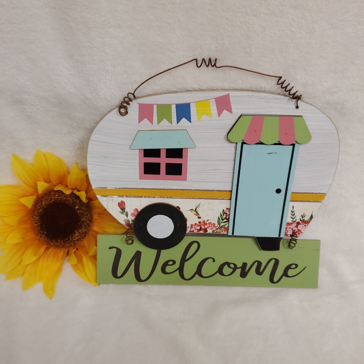 Welcome Camper Sign