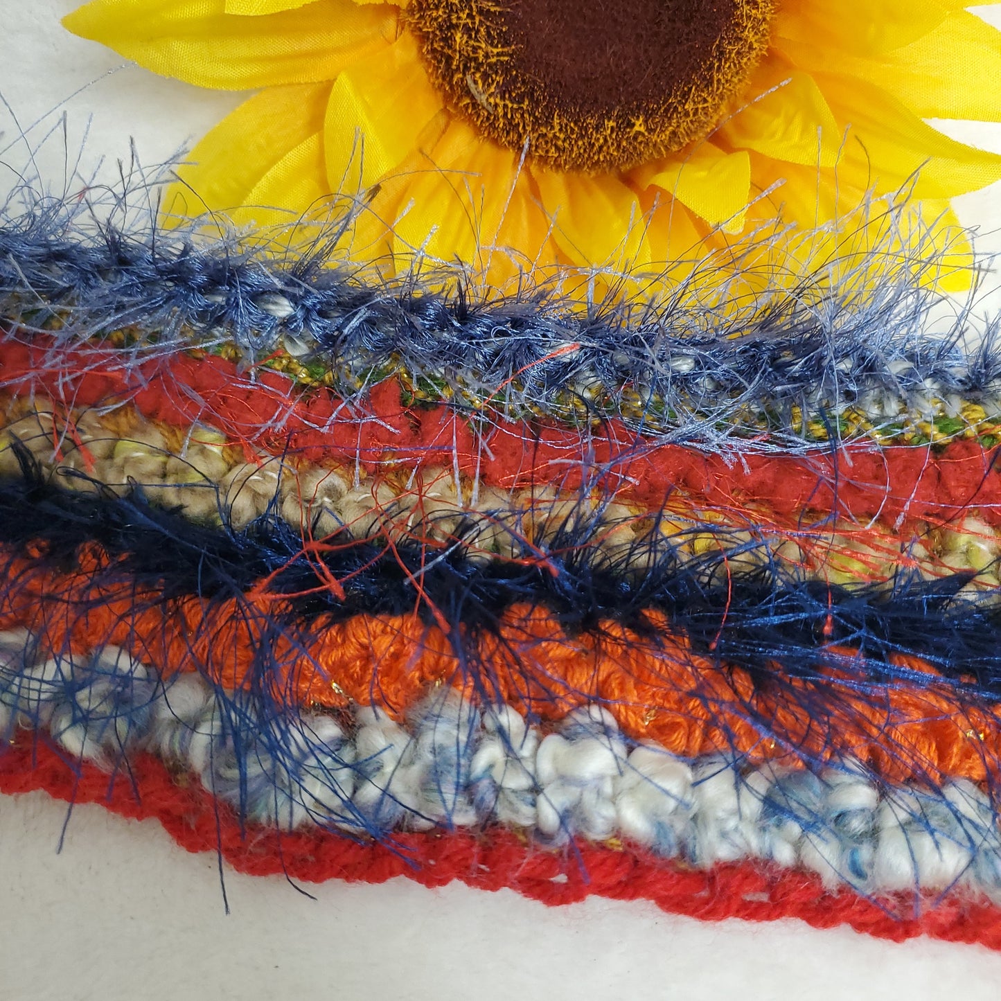 Hand Crocheted Multicolored Scarves