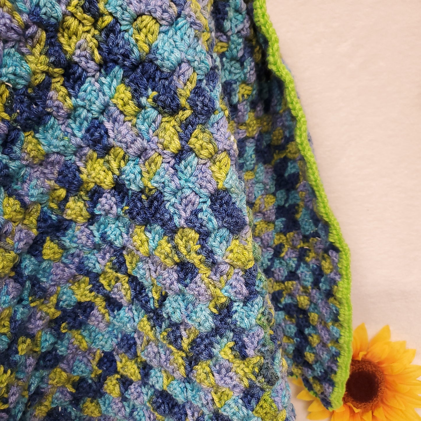 Handmade Crochet Baby Blanket - Soft & Cozy Newborn Gift