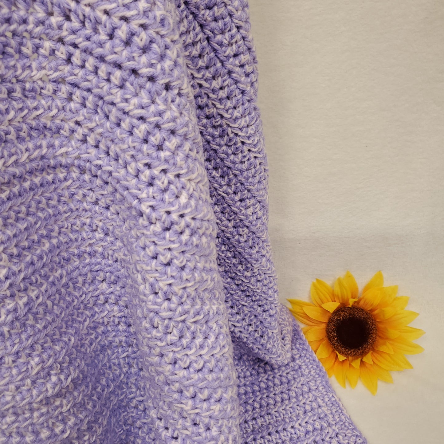Handmade Crochet Baby Blanket - Soft & Cozy Newborn Gift