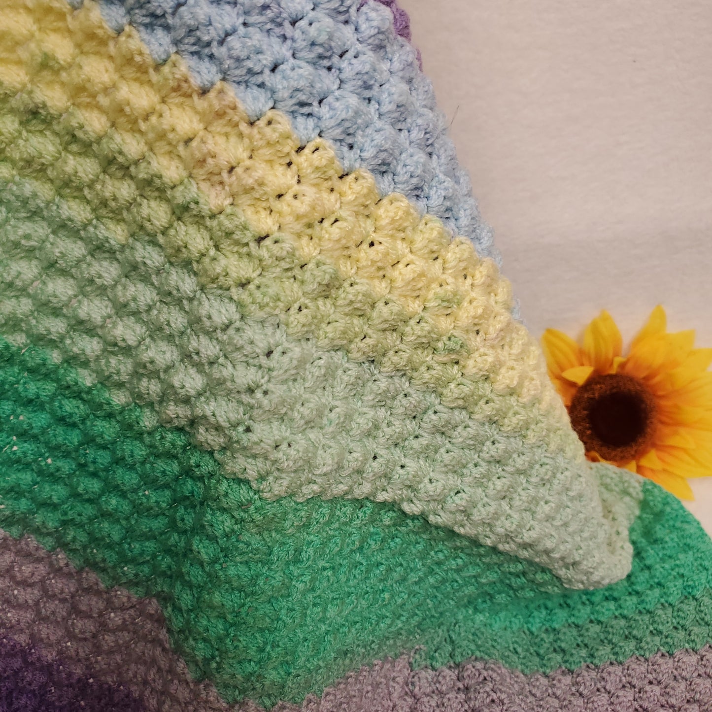 Handmade Crochet Baby Blanket - Soft & Cozy Newborn Gift