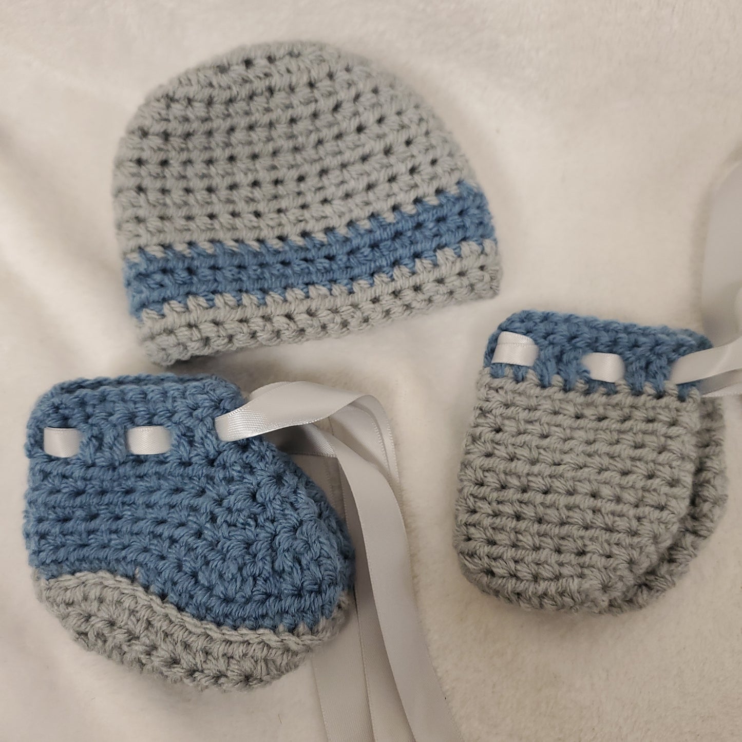 Newborn Hat, Mitten, and Bootie Sets