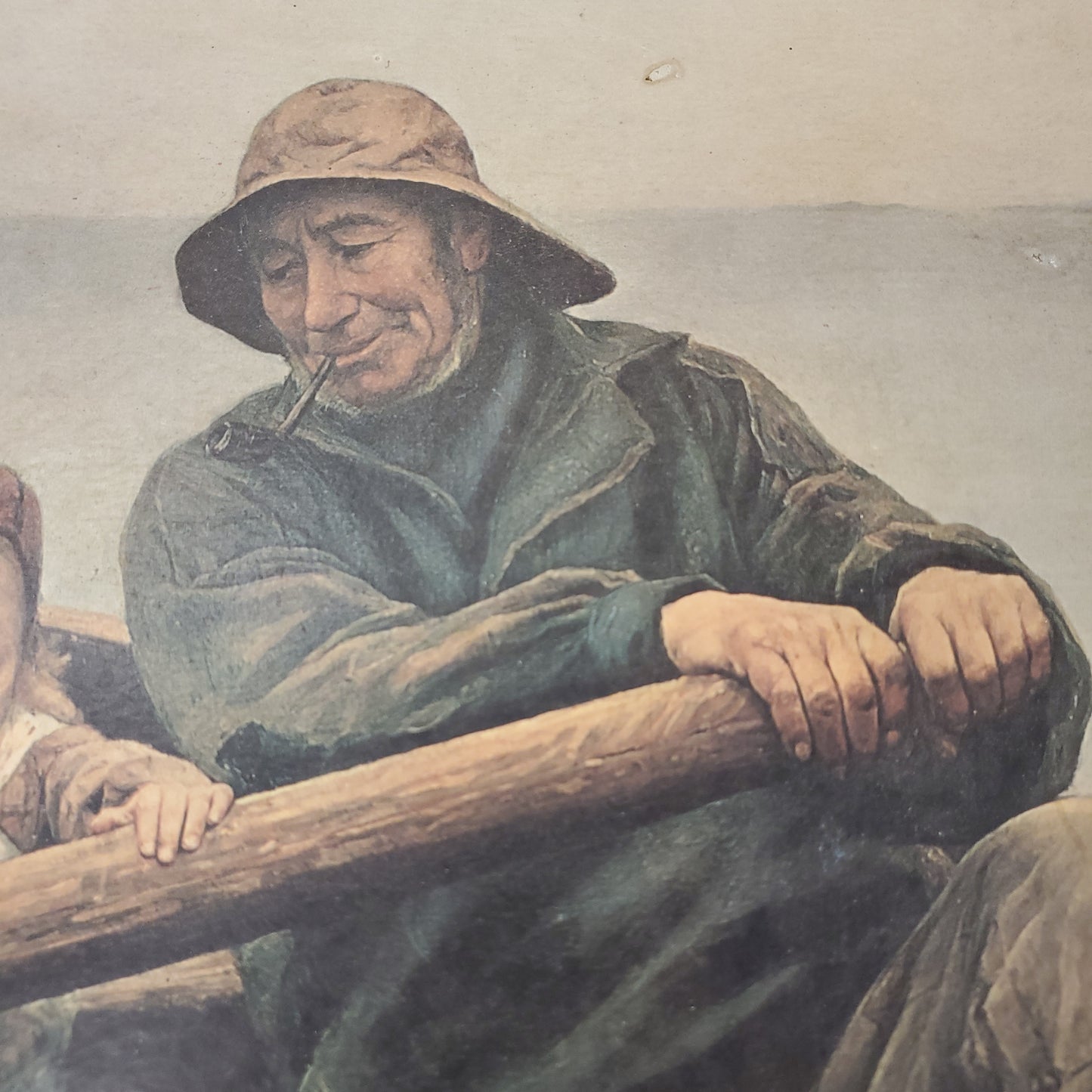 Helping Hands  1881 Print by Emile Renouf