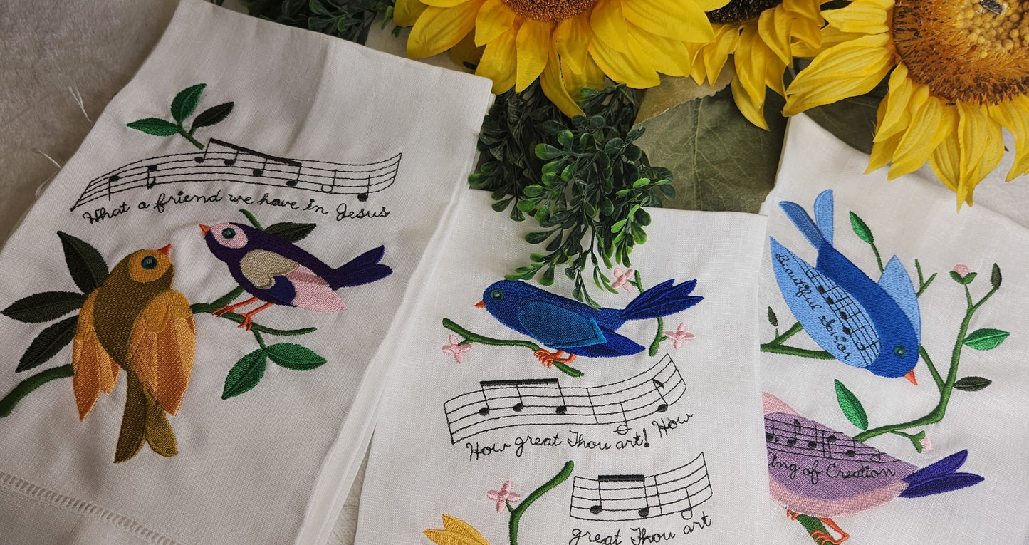Hymnal Hand Towels