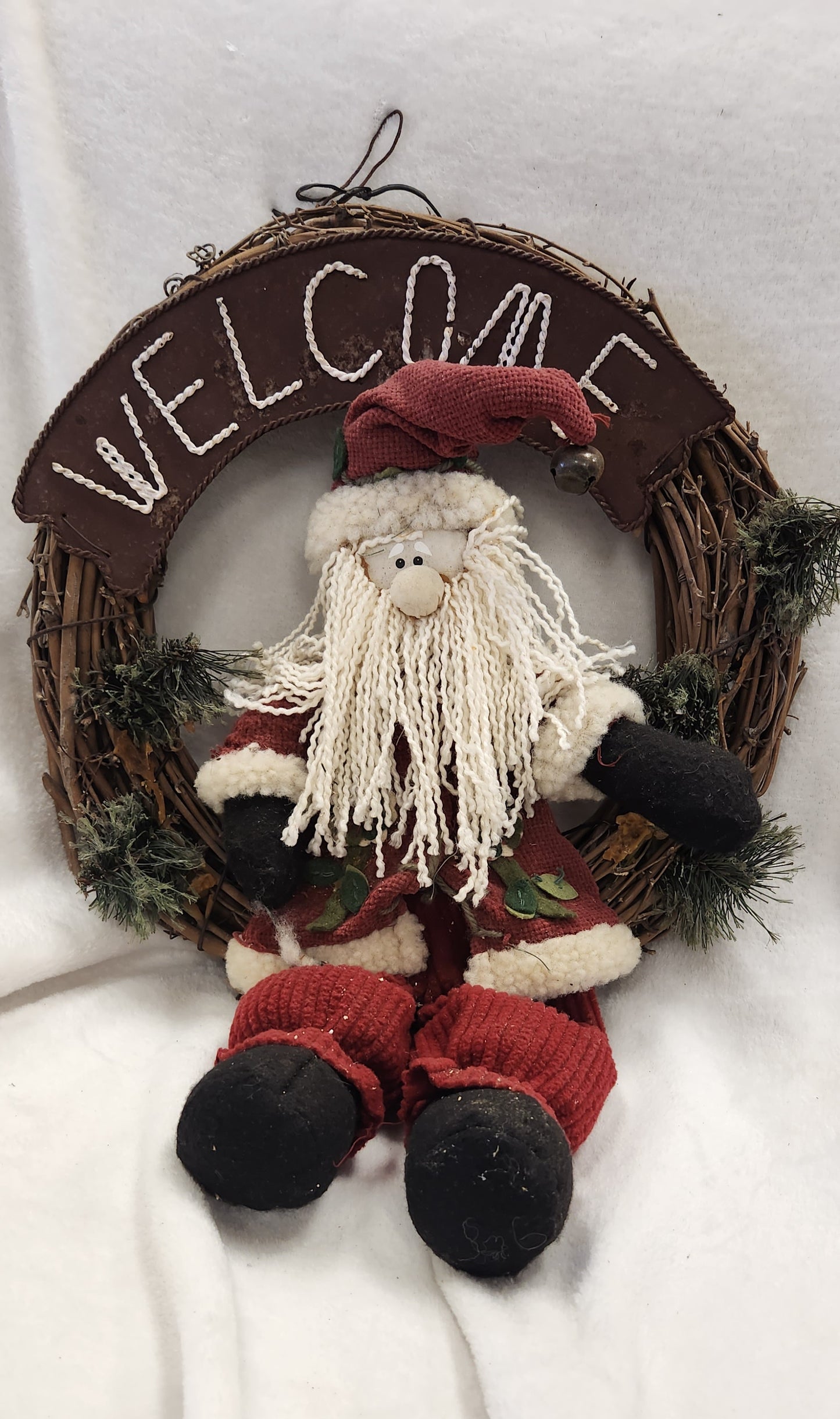 Santa Welcome Wreath