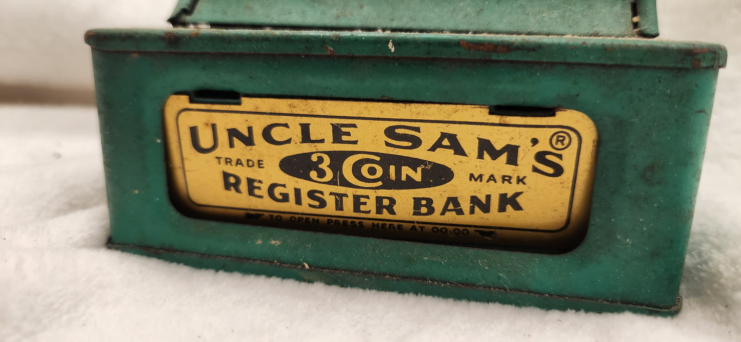 Uncle Same 3 Coin Register Bank