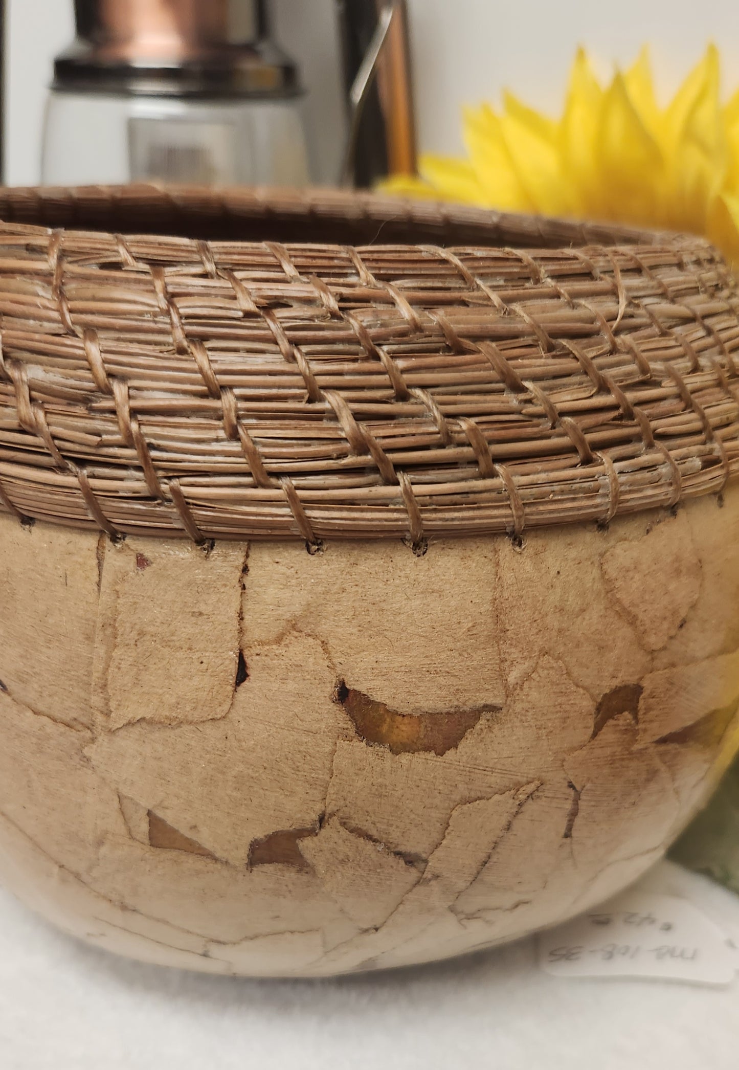 Hand-woven Pine Needle Basket