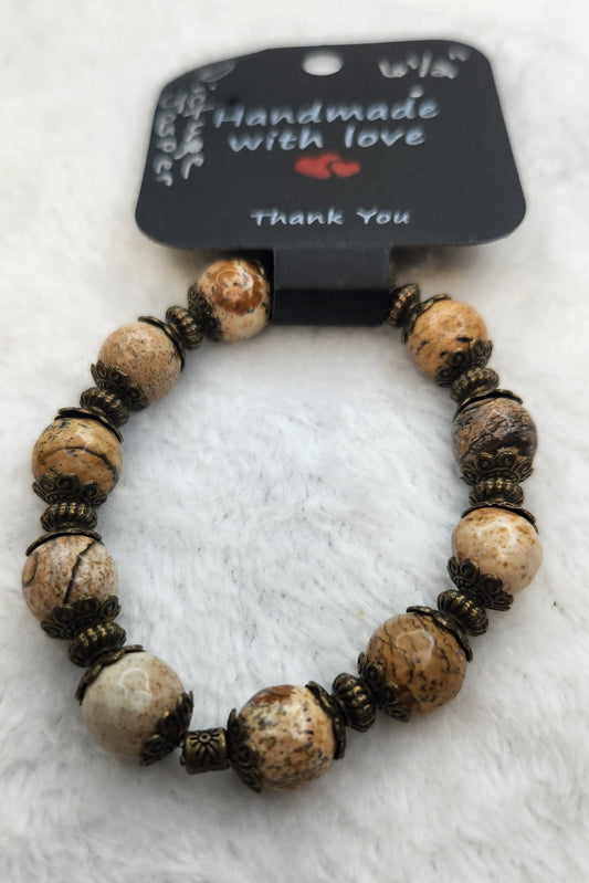 Picture Jasper Bracelets - Religious