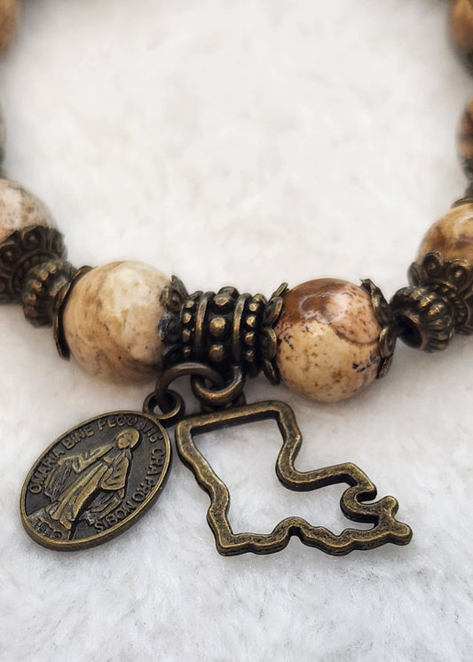 Picture Jasper Bracelets - Louisiana