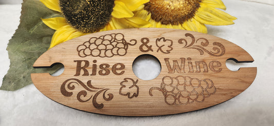 Laser Engraved Wine Caddy