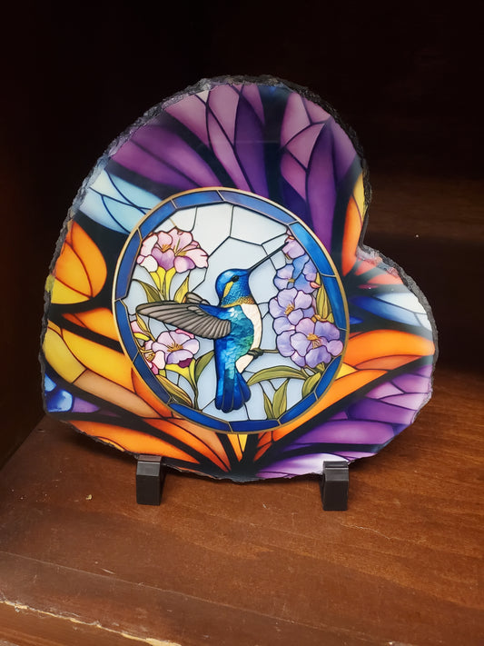 Large Decorative Heart Slates