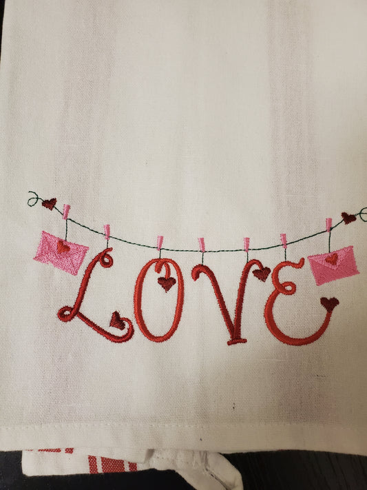 Valentines Hand Towel