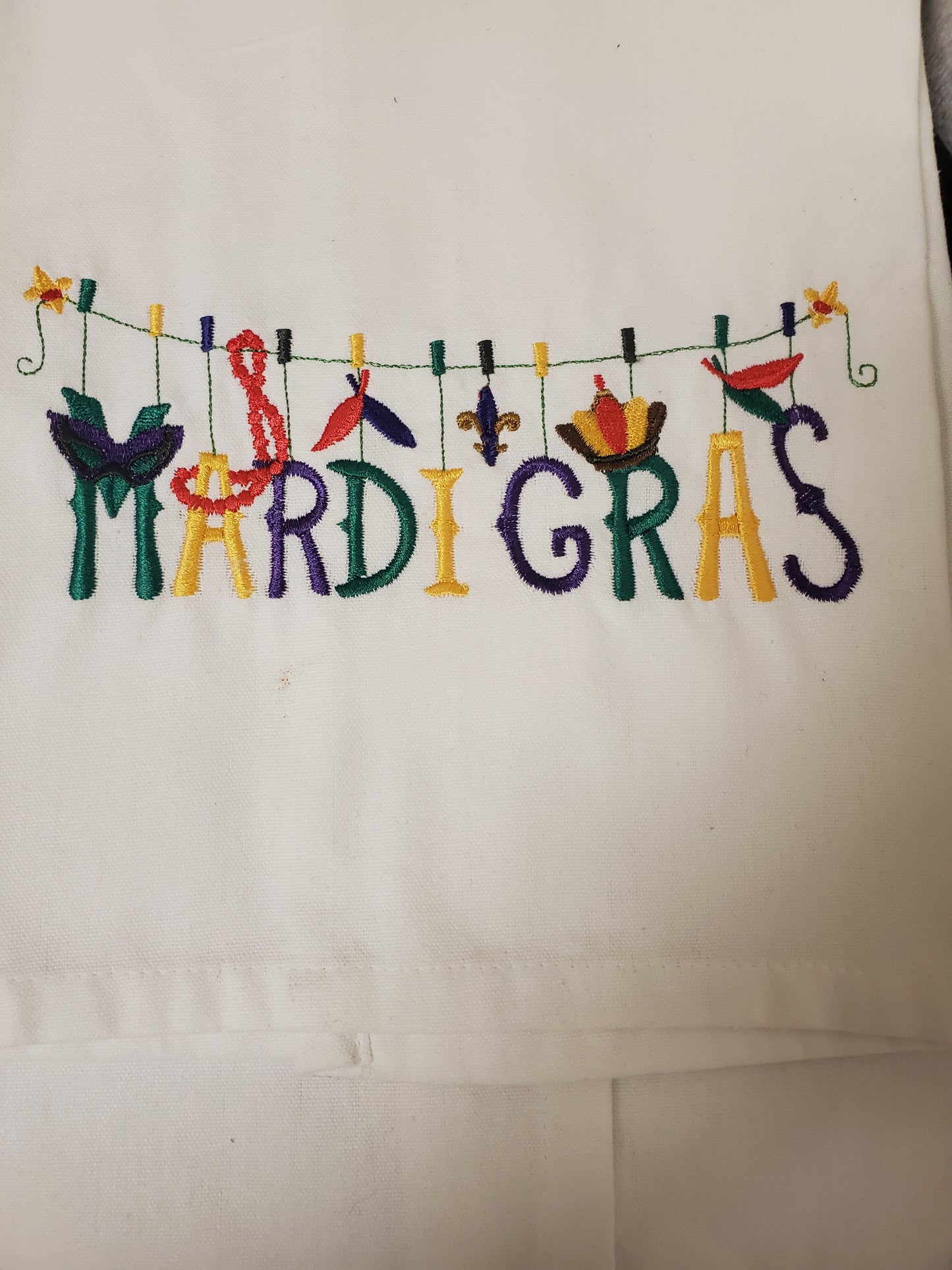 Mardi Gras Hand Towel