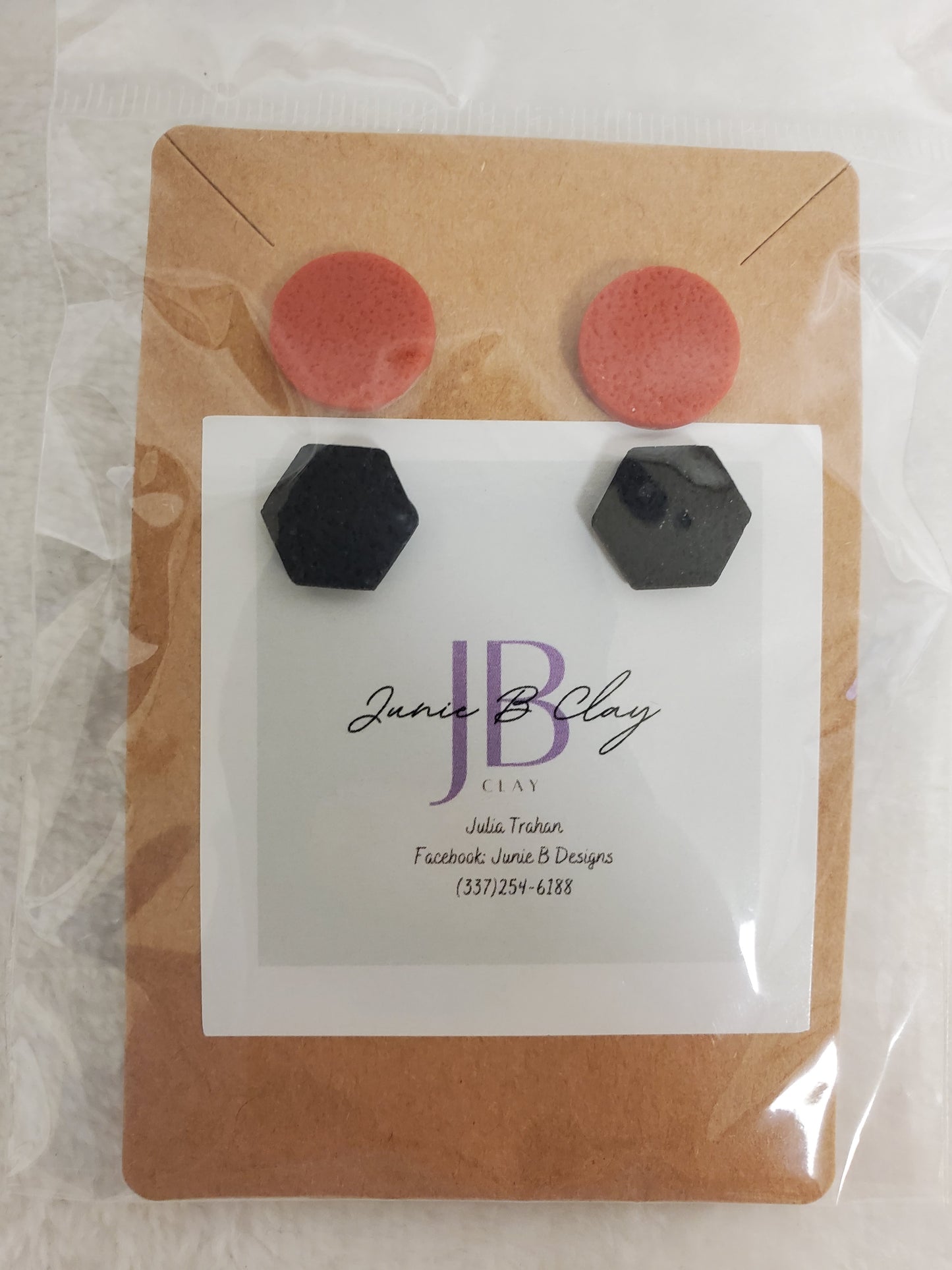 Elegant Clay Earrings