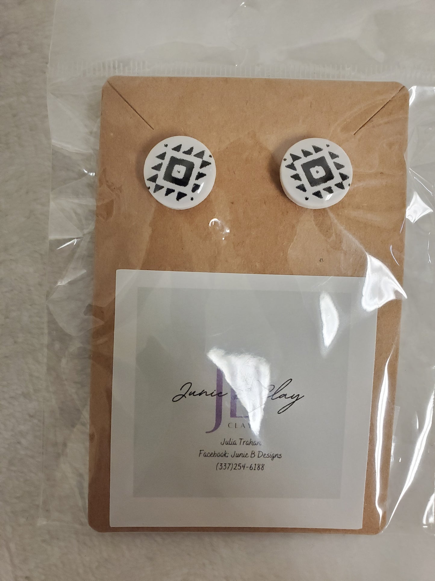 Elegant Clay Earrings