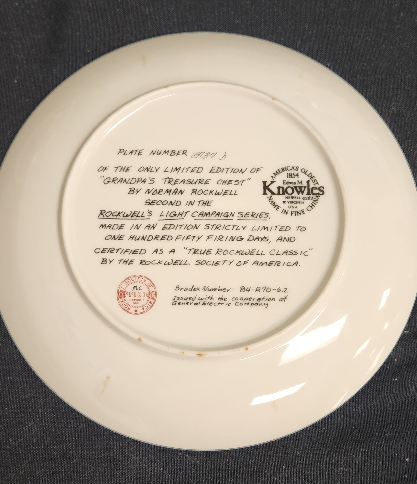 Rockwell Inspired Light Campaign Series Collector Plates - Patriotic Kitchen Decor