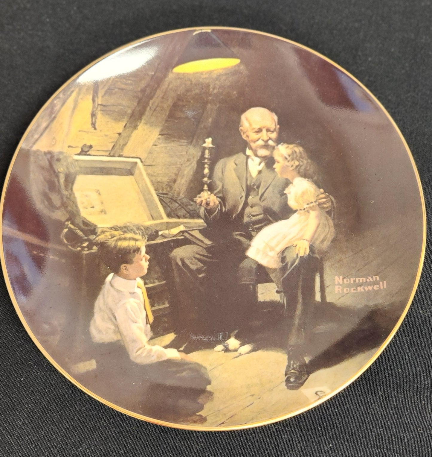 Rockwell Inspired Light Campaign Series Collector Plates - Patriotic Kitchen Decor