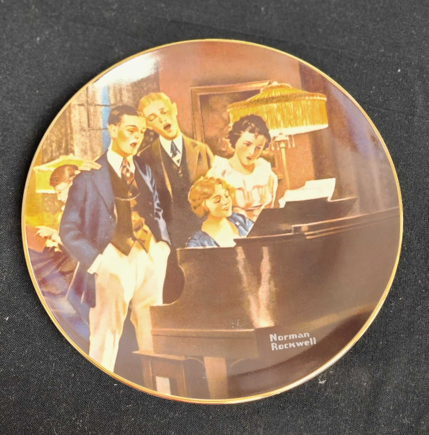 Rockwell Inspired Light Campaign Series Collector Plates - Patriotic Kitchen Decor
