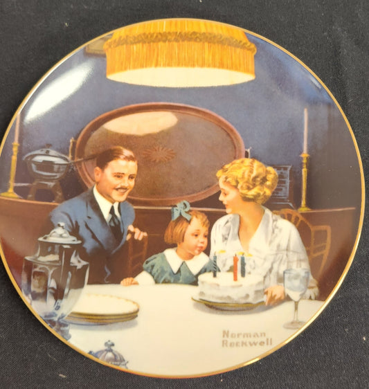 Rockwell Inspired Light Campaign Series Collector Plates - Patriotic Kitchen Decor
